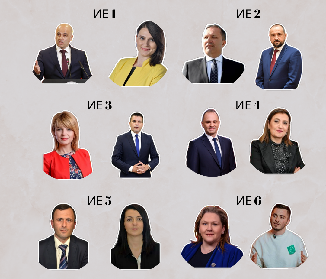 Носителите на листи на СДСМ на Избори 2024, Извор: 24 Инфо