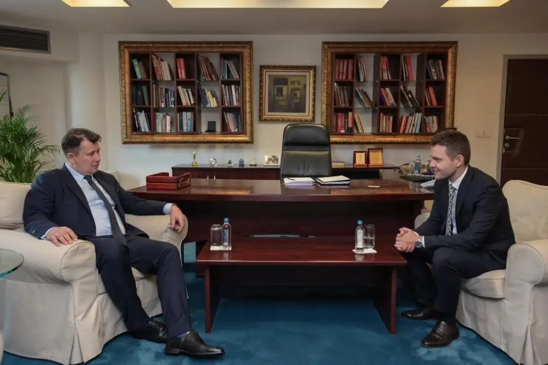 МНРТ Тимчо Муцински со амбасадорот на Бугарија Жељаско Радуков