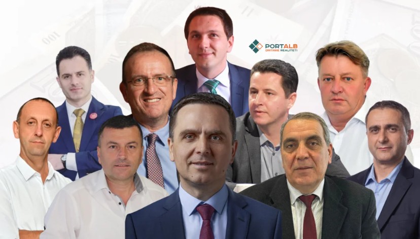 Градоначалниците од Полошкиот регион / Илустрација: Фисник Џелили, Порталб.мк