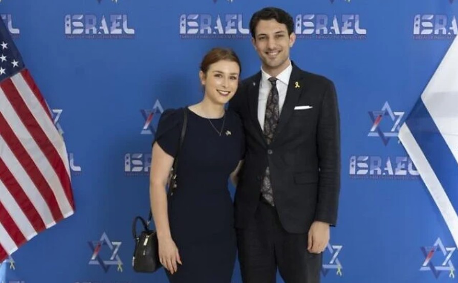 Сара Милгрин и Јарон Личински | Фотографија на Амабасадата на Израел во вачингтон