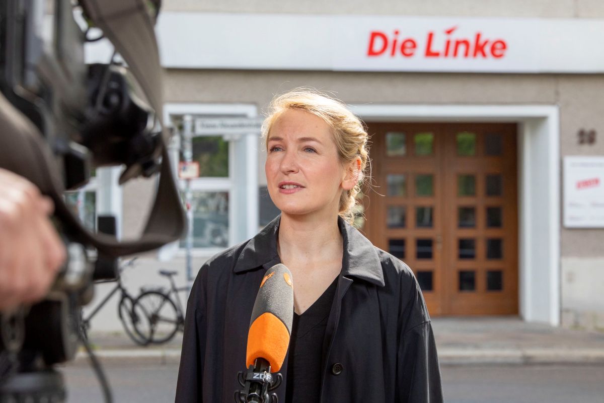 Инес Шверднер, лидерката на Левица