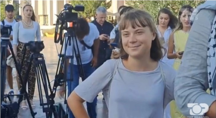 Принтскрин од видео на Топ Ченел, Албанија