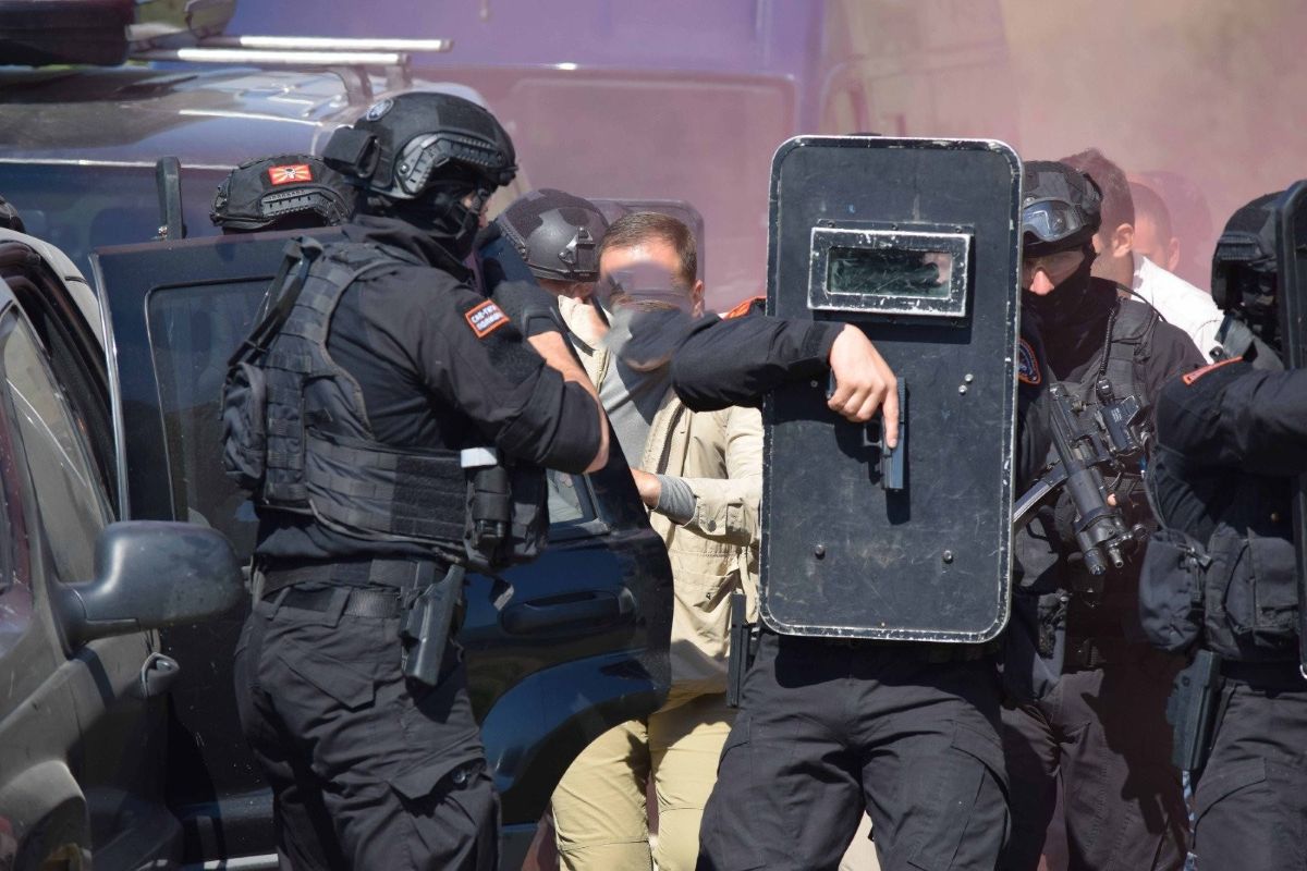 Фотографија од тактичко показна вежба на единицата „Тигар“, преземена од Фејсбук страницата на МВР