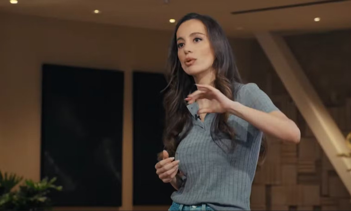 Мира Мурати на скриншот од видео од презентација на ChatGPT