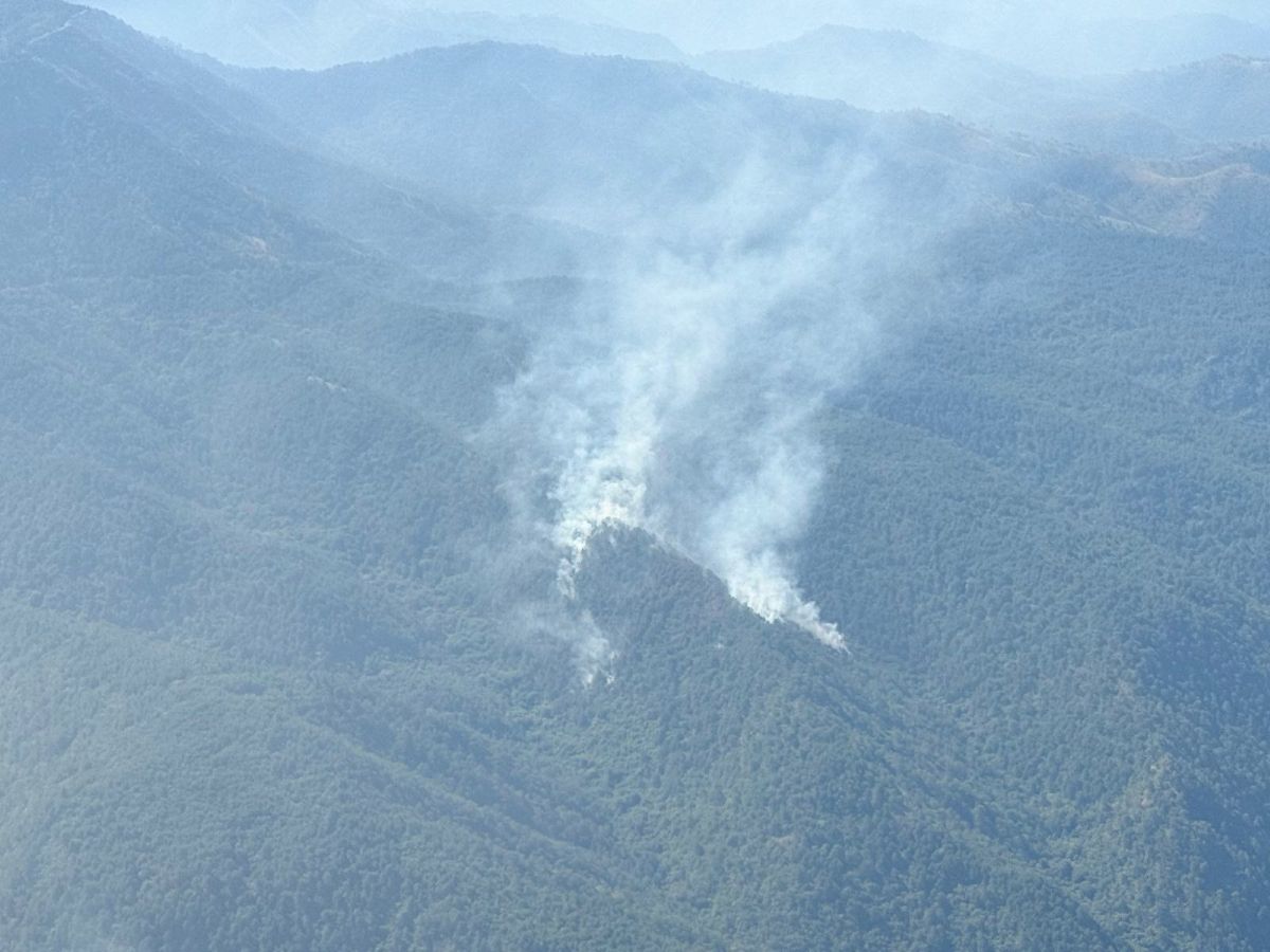 Фото пожар Јасен снимена од извиднички спортски авион на АЦВ