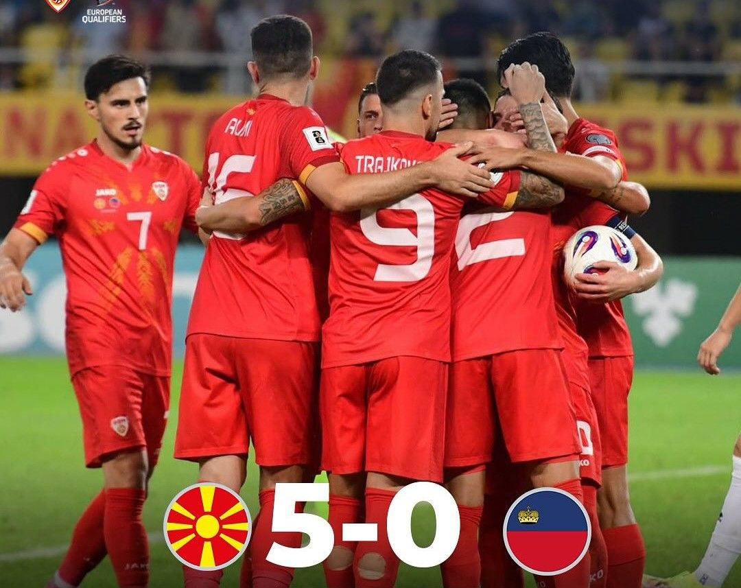 Македонија - Лихтештајн 5:0 во квалификациите на Светско 2026