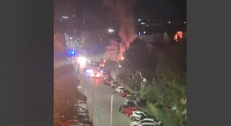 [Видео] Ноќеска два пожари во Скопје