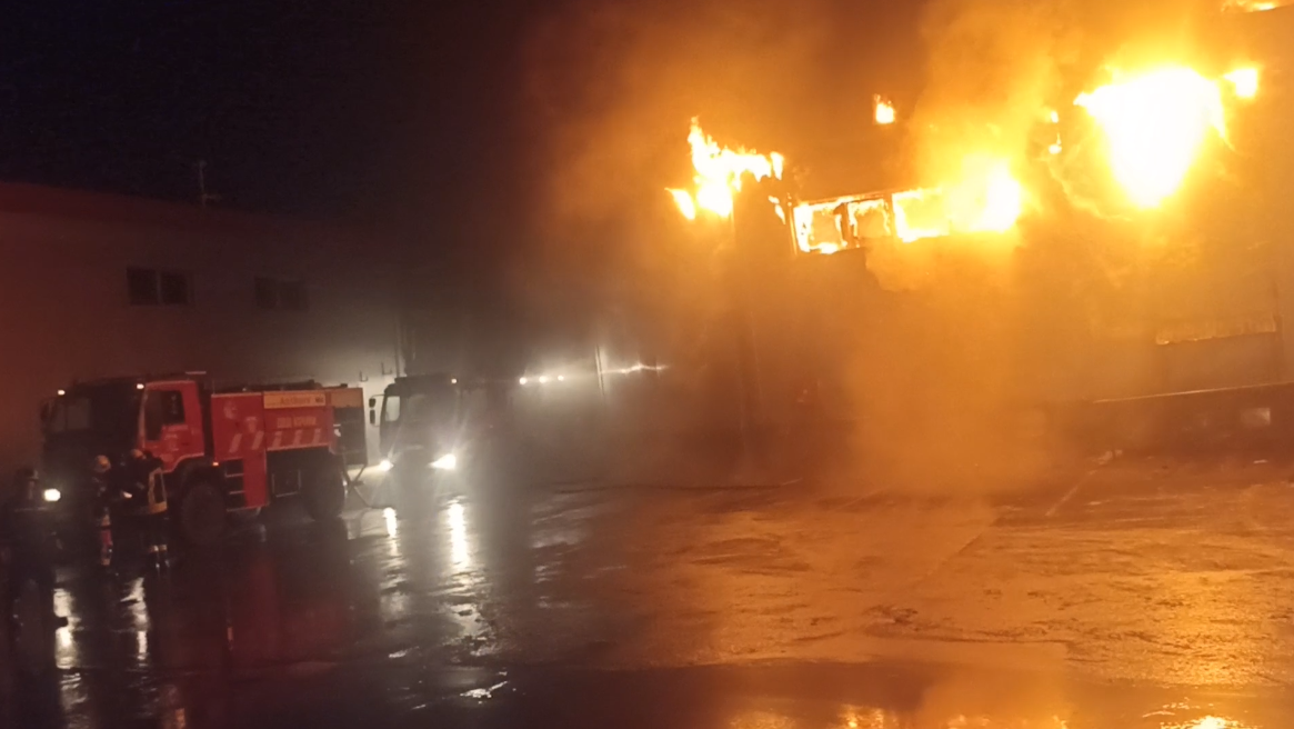 [Видео] Голем пожар изби во фабриката "Макпрогрес“