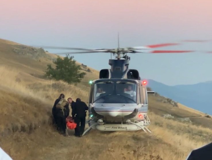 Спасувачка акција на повредено лице на Шар Планина