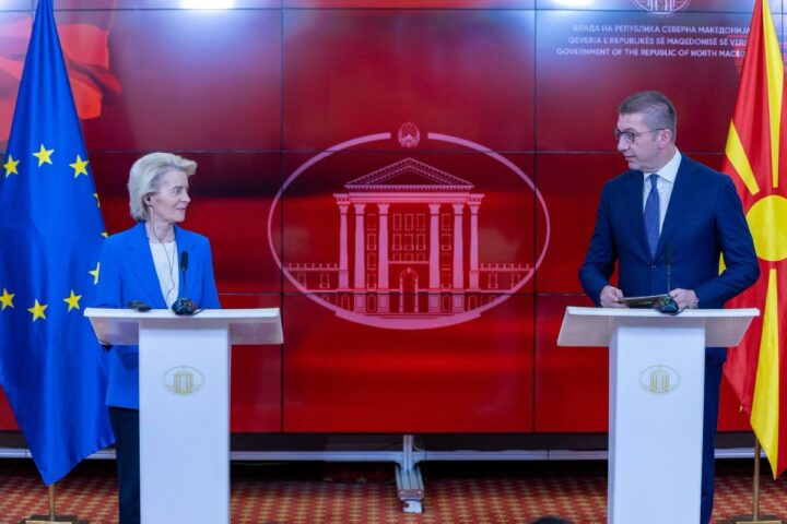 Мицкоски: Опозицијата ја искривува вистината за пораките на Фон дер Лајен, таа првпат толку силно ја пофали Владата