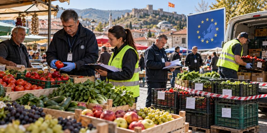 Инспекциите на скопските пазари открија нелегална продажба и храна без потекло